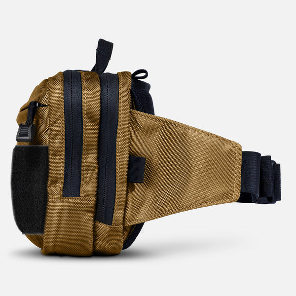 TRGR Logan CCW Waist Pack With Loop, Coyote Brown, side view