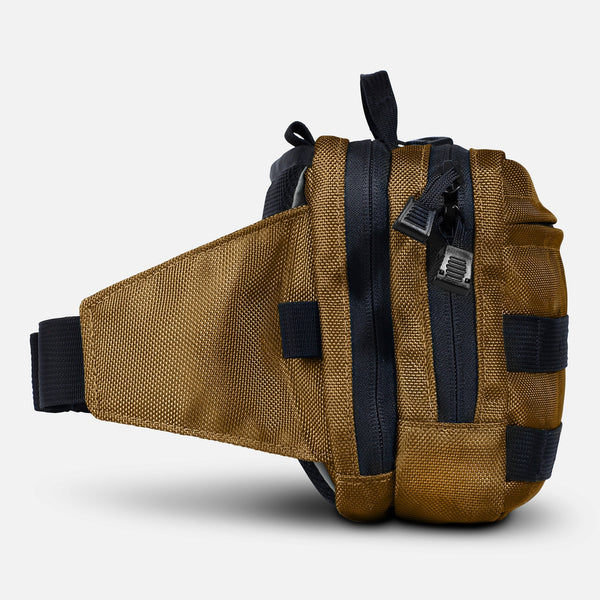 TRGR Logan CCW Waist Pack With MOLLE, Coyote Brown, side view 2
