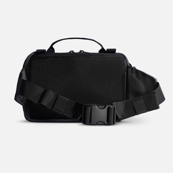 TRGR Logan CCW Waist Pack With Loop, Stealth Black, rear view