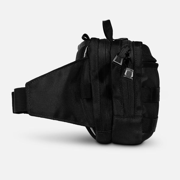 TRGR Logan CCW Waist Pack, Stealth Black, side view 2